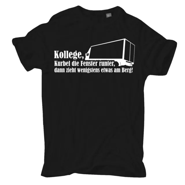 Männer T-shirt Kraftfahrer LKW Autobahn Fernfahrer Trucker Geschenk S bis 10XL