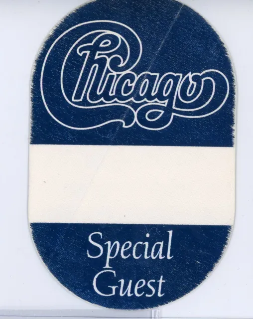 Chicago Vintage Tour Special Guest Backstage Concert Pass