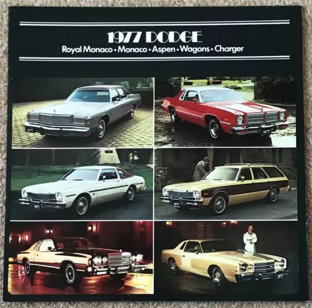 DODGE RANGE LF USA Car Sales Brochure 1977 #81-205-7001 MONACO Aspen CHARGER++