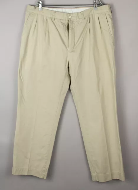 Polo Ralph Lauren Hombre Inversa Plisado Prospect Pantalón Chino Talla W40 L30