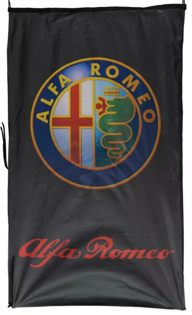 Alfa Romeo-Flag Black Vertical Banner 5 X 3 Ft 150 X 90 Cm