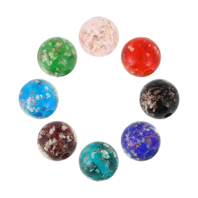 8 Pcs Spacer Beads Crafts Beads Bracelets Luminous Beads Craft