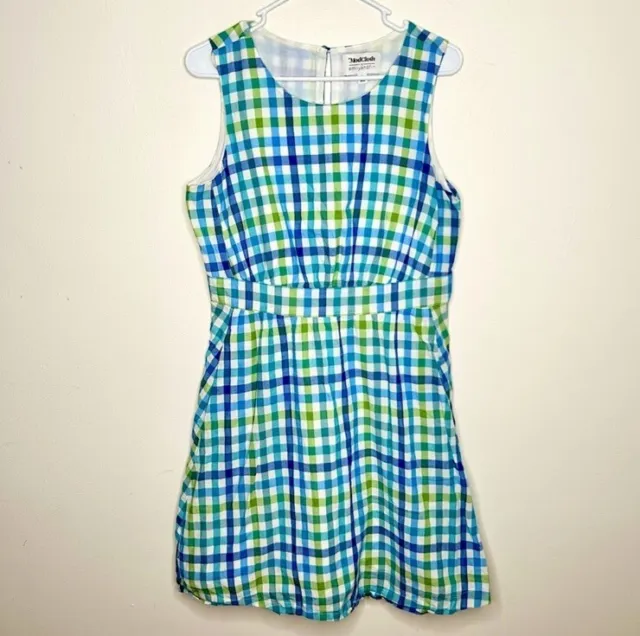 Modcloth EmilyandFin Sky Plaid Dress Women’s Large