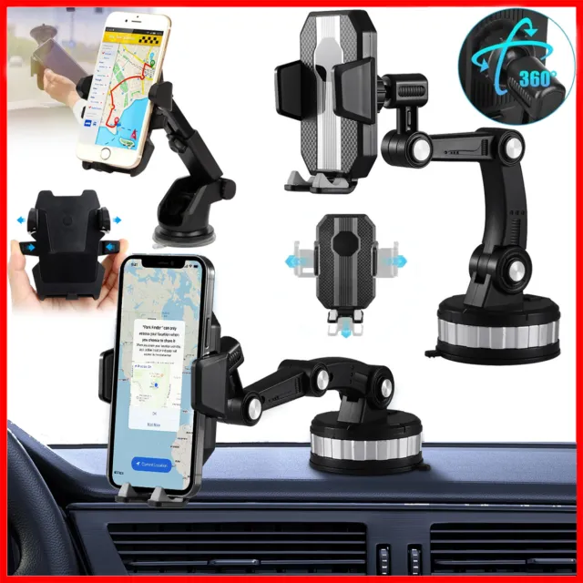 Car Truck Mount Phone Holder Stand Dashboard/Windshield For Cell Phone Universal