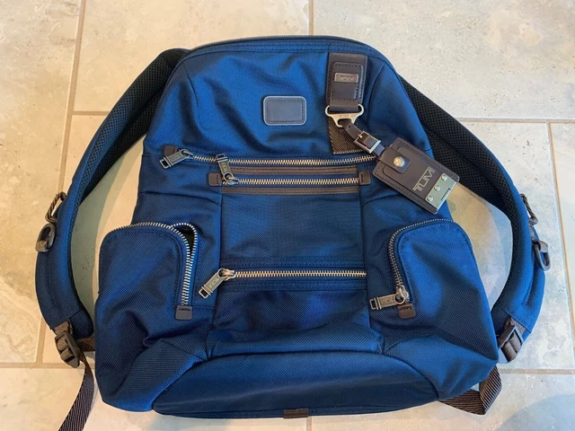 TUMI ALPHA BRAVO BACKPACK in BLUE UNISEX