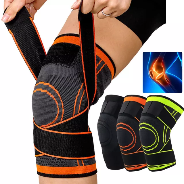 Knee Sleeve Compression Knee Brace Support For Sport Joint Pain Relief Arthritis