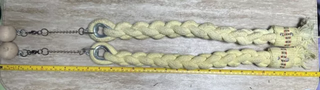 Fire Snake Poi! 20” Heads w/ 4” chain w/ 3” premium swivel ball handels! New!!