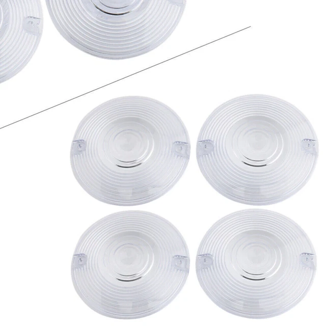 Copertura luce segnale di svolta moto lente trasparente adatta Harley Davidson Electra Glide
