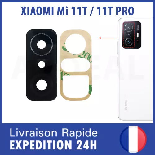 Pour XIAOMI MI 11T / 11T PRO vitre lentille appareil photo camera arrière verre