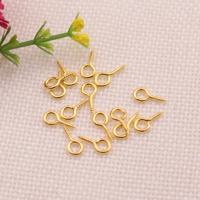 300 piezas Tornillo de ojo Elegante Hágalo usted mismo Joyería Accesorios