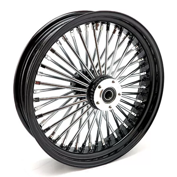 "Llanta Big Spoke King 16x3,5"" negra trasera 2 bridas cojinete de rueda 1"