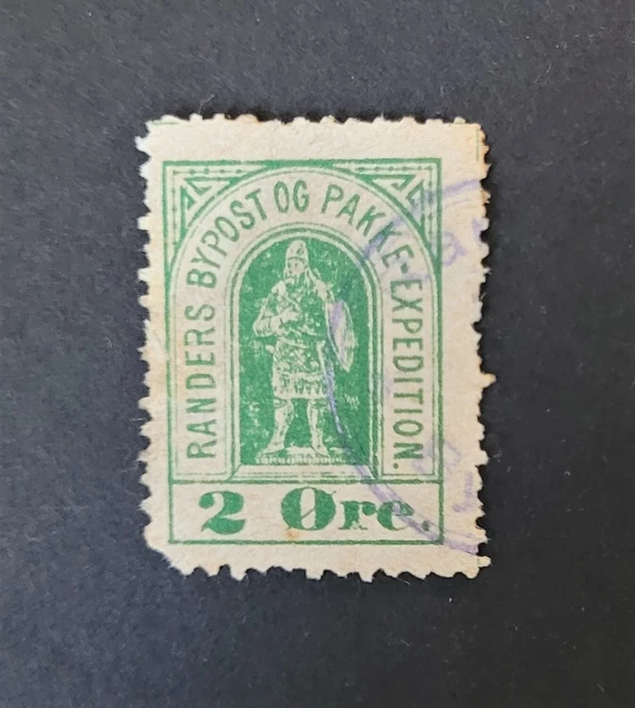 STAMPS DENMARK LOCAL POST RANDERS USED - #4863a