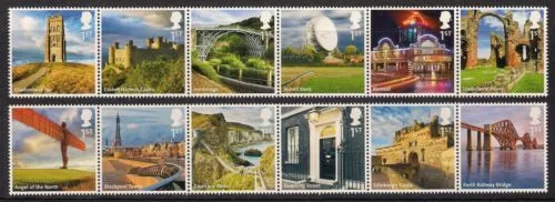 Gb Mnh Stamp Set 2011 A To Z Of Britain Part 1 Sg 3230-3241 Umm