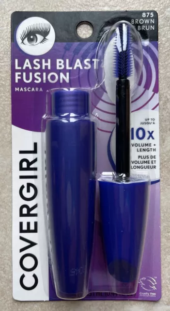 Máscara De Pestañas Covergirl Lash Blast Fusion - Marrón (875) Sellado Cardado