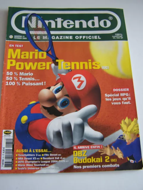 Magazine Jeux Video .  Nintendo Player N° 31 . Mario Power Tennis .