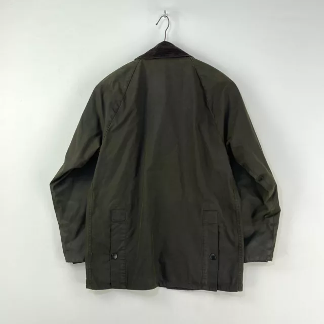 Barbour klassische Bedale Wachsjacke Herren C34 XS olivgrün Land Ölskin 3