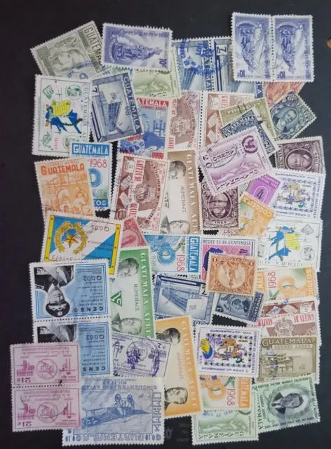 GUATEMALA Vintage Used Unused MINT MH Stamp Lot T1357