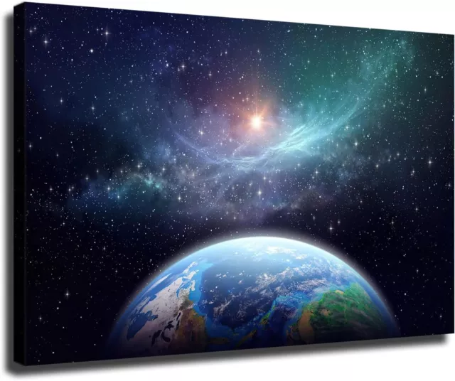 Pictures of Earth From Outer Space Planets Hubble Astronomy Milky Way Poster