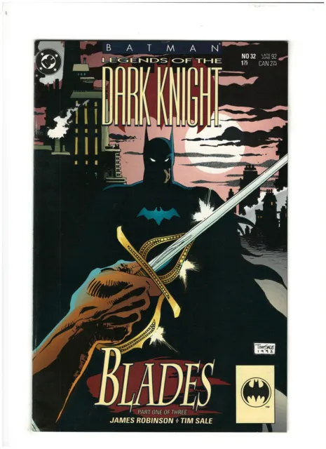 Batman Legends of the Dark Knight #32 VF/NM 9.0 James Robinson & Tim Sale 1992
