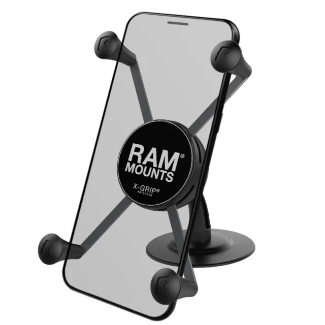 Ram Attache en X Grand Téléphone Support Avec Lil Buddy Adhésif Touche Support