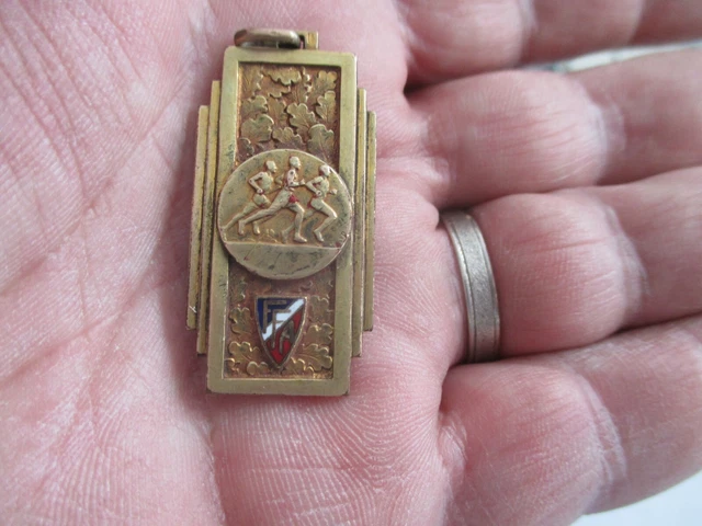 Médaille Bronze Signée Rasumny Art Nouveau Déco France