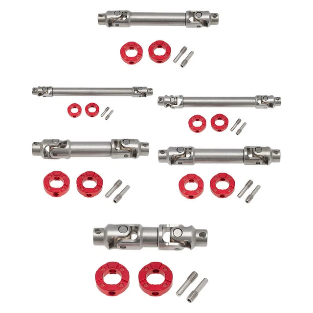 Arbres D’entraînement INJORA En Acier Inoxydable – Pour 1/18 FCX18 K10 Hummer EV – 2 Pièces + Vis – Amélioration Réalisme Et Solidité