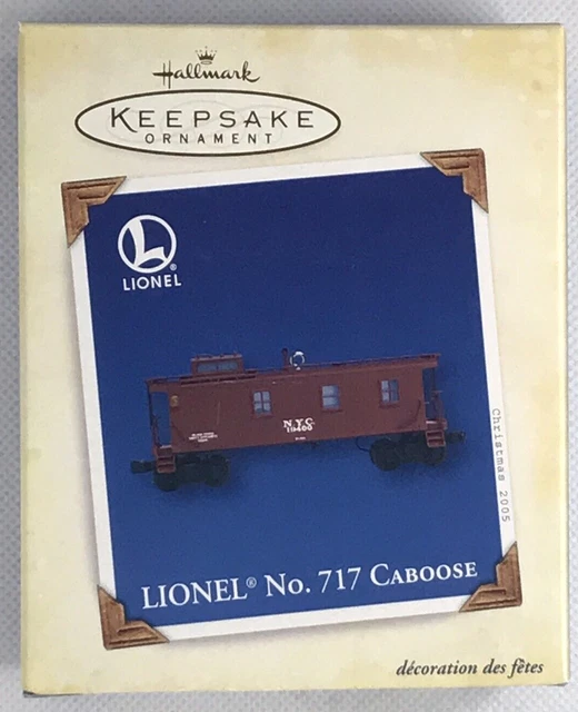 2005 Hallmark Keepsake Ornament Lionel Trains No. 717 Caboose