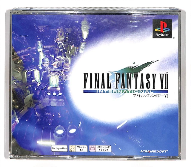 FINAL FANTASY VII International [Libri Psone] (4 dischi) PS1 SLPS-91440 ...