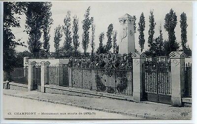 CP 94 Val-de-Marne - Champigny - Monument aux morts 1870-71