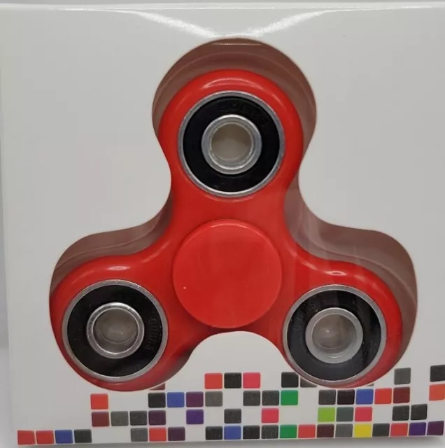 Fidget Spinners By Scione For Anxiety, Stress Relief , Red. New