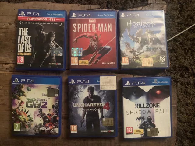 lotto giochi PS4 Playstation  4 - 10 giochi