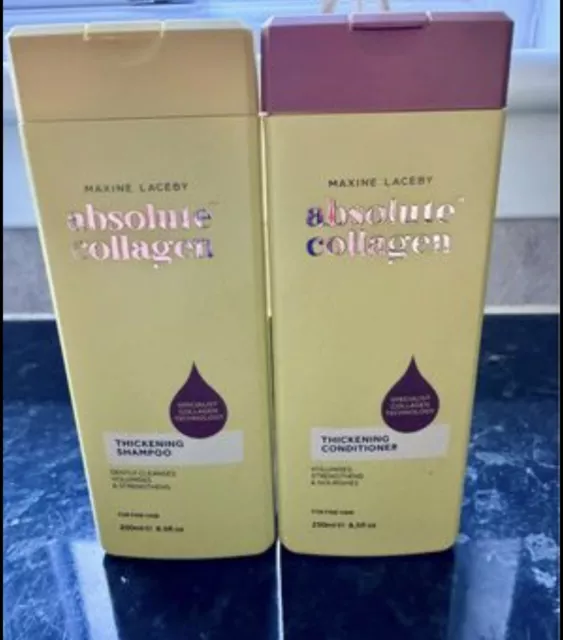 Absolute Collagen Thickening Collagen Complex Shampoo and Conditioner Set 250ml