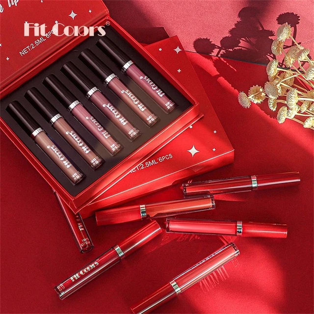 à lèvres Rouge à lèvres mat Glaçage à lèvres en velours Outils de maquillage
