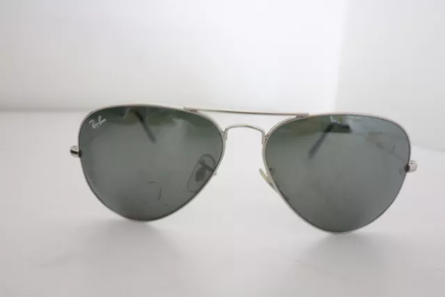Ray Ban Aviator Large Unisex Sonnenbrille Grau RB3025 004/51 Top Zustand