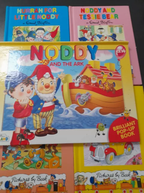 Noddy Book Bundle x5 including Brilliant Pop up book 1990’s VGC