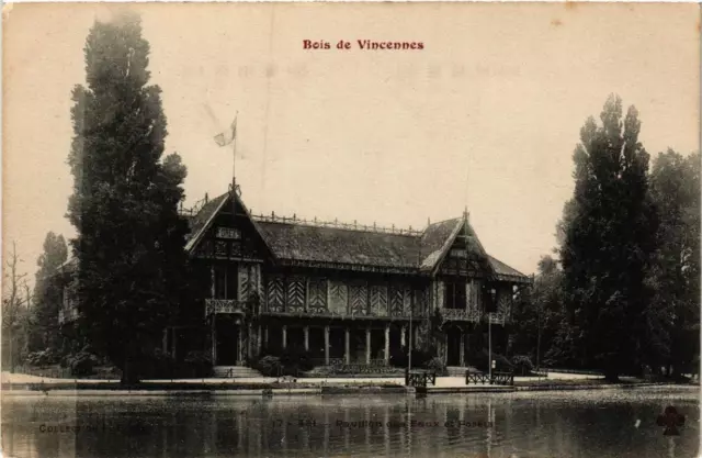 CPA AK PARIS 12th Bois de VINCENNES Pavillon des Eaux et Forets (672544)