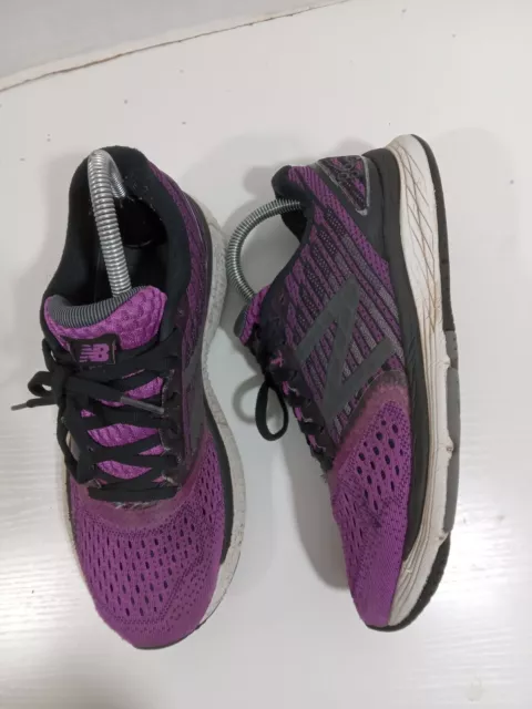 NEW BALANCE 860 V8 Women s Running Gym Trainers Purple Black