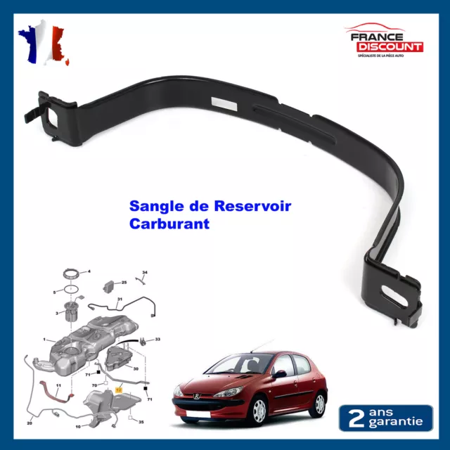 Bande de Retenue prévu pour Peugeot 206 SW CC 206+ - 1536.89