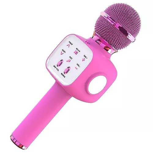 Wireless Bluetooth Karaoke Microphone, Portable Handheld Mic Speaker for All ...