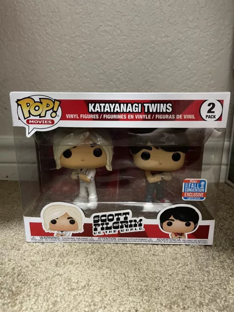 Funko Pop Scott Pilgrim Vs The World Katayanagi Twins 2018 Fall Convention Set