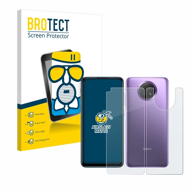 brotect Pellicola Protettiva Opaca per Xiaomi Redmi Note 10 Pro Max Pellicola Protettiva Anti-Riflesso (2 Pezzi