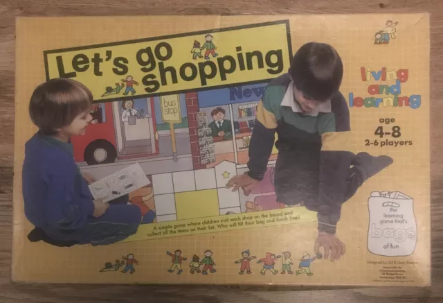 Let's go Shopping board game by TREND, 1999, t 76001