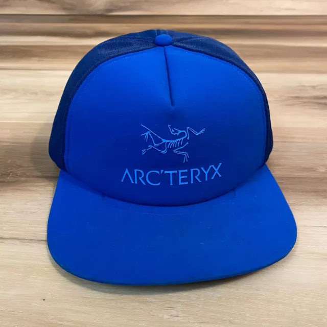 Arcteryx Green orange big logo Performance Wicking Adjustable Trucker Hat  Cap 