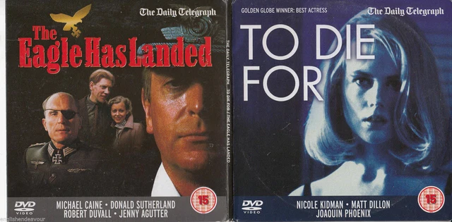 To Die For / The Eagle Has Landed - 2 Full Movies On 1 Promo Dvd / Michael Caine
