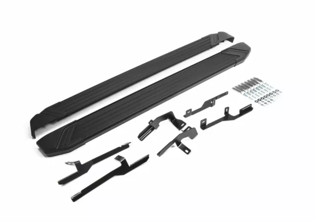 Running Boards Side Steps for Kia Sportage QL 2016-2021 Basic Black