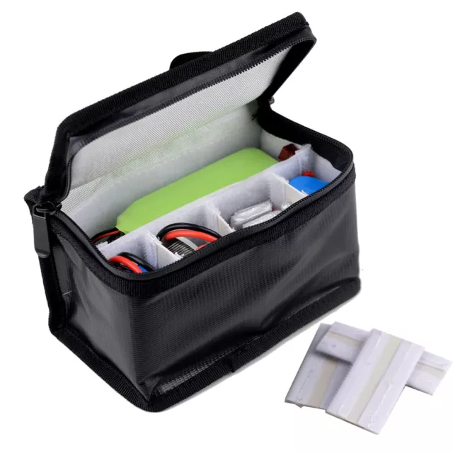 Lipo Battery Bag Fireproof Explosion-Proof RC Charger Storage Carry Case Box