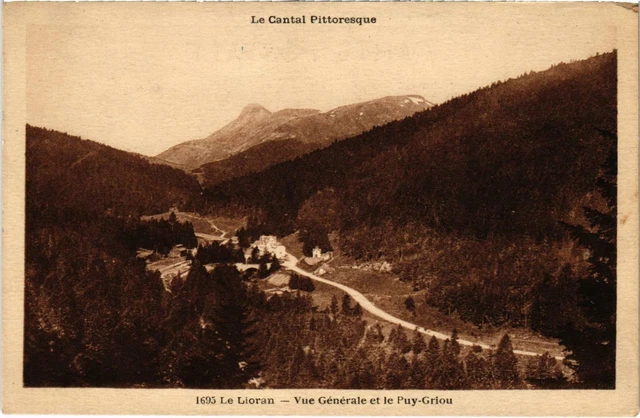 CPA Le Lioran General View and Le Puy Griou Cantal (101270)