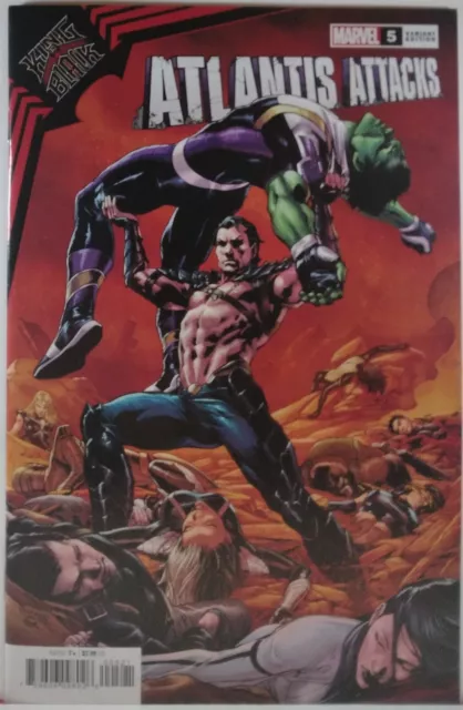 💥 Atlantis Attacks #5 Carlo Pagulayan Variant Namor Sub-Mariner King In Black