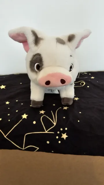 Disney Store Large Pua The Pig Moana Plush Soft Toy 8”