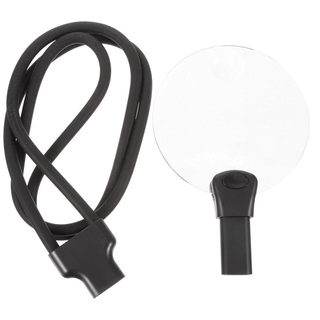 PUNTO CROCE NERO) Vecchia Lente Di Ingrandimento Per Leggere Lente Di - Foto 5